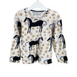 Unisex Marimekko - Trikotaažist pluus, suurus 104 - 110 - Looduslik valge ()