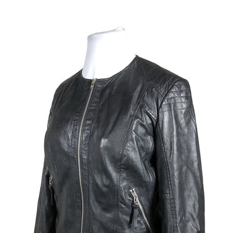 Unisex Saki - Nahktagi, suurus 44 - Must (2)
