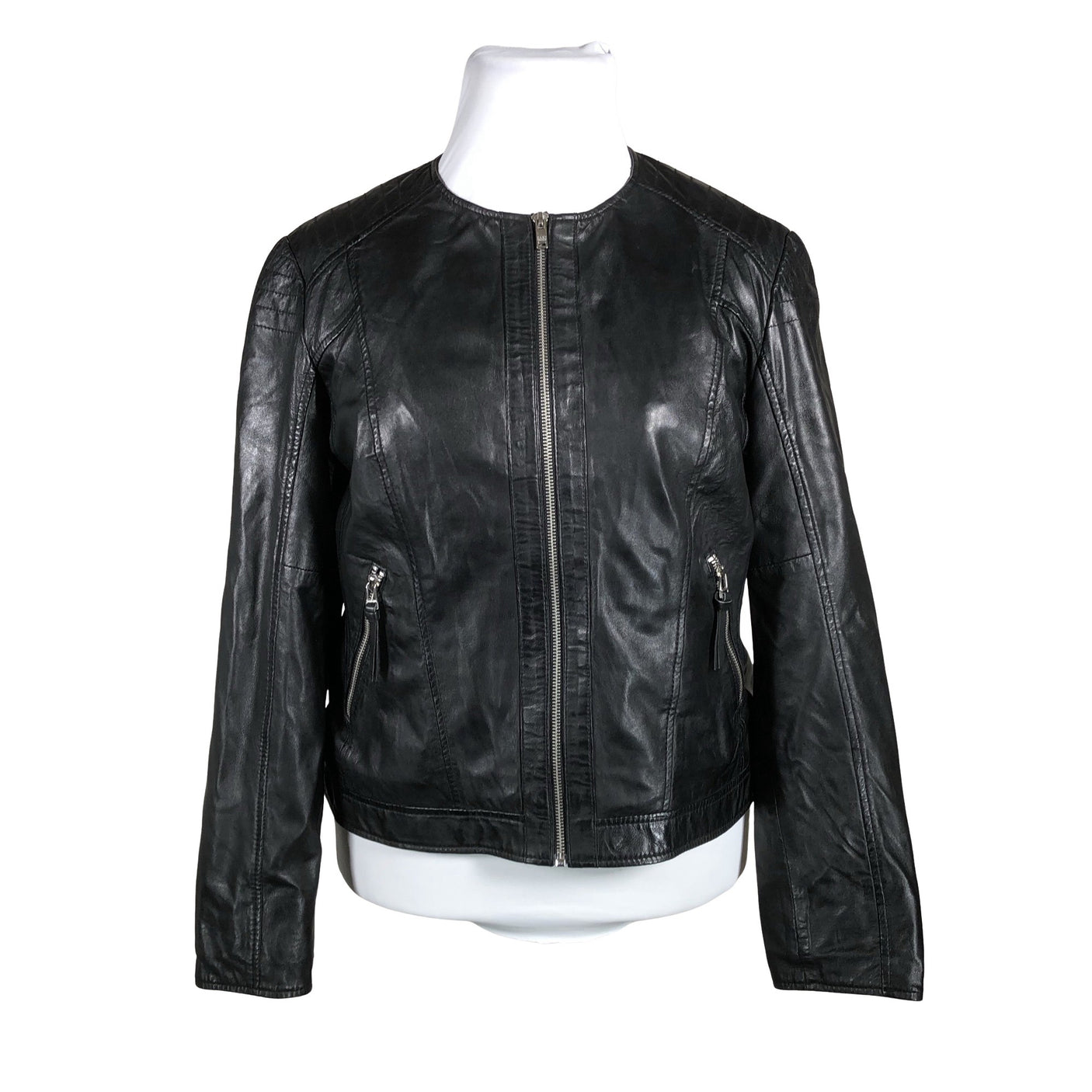Unisex Saki - Nahktagi, suurus 44 - Must (1)