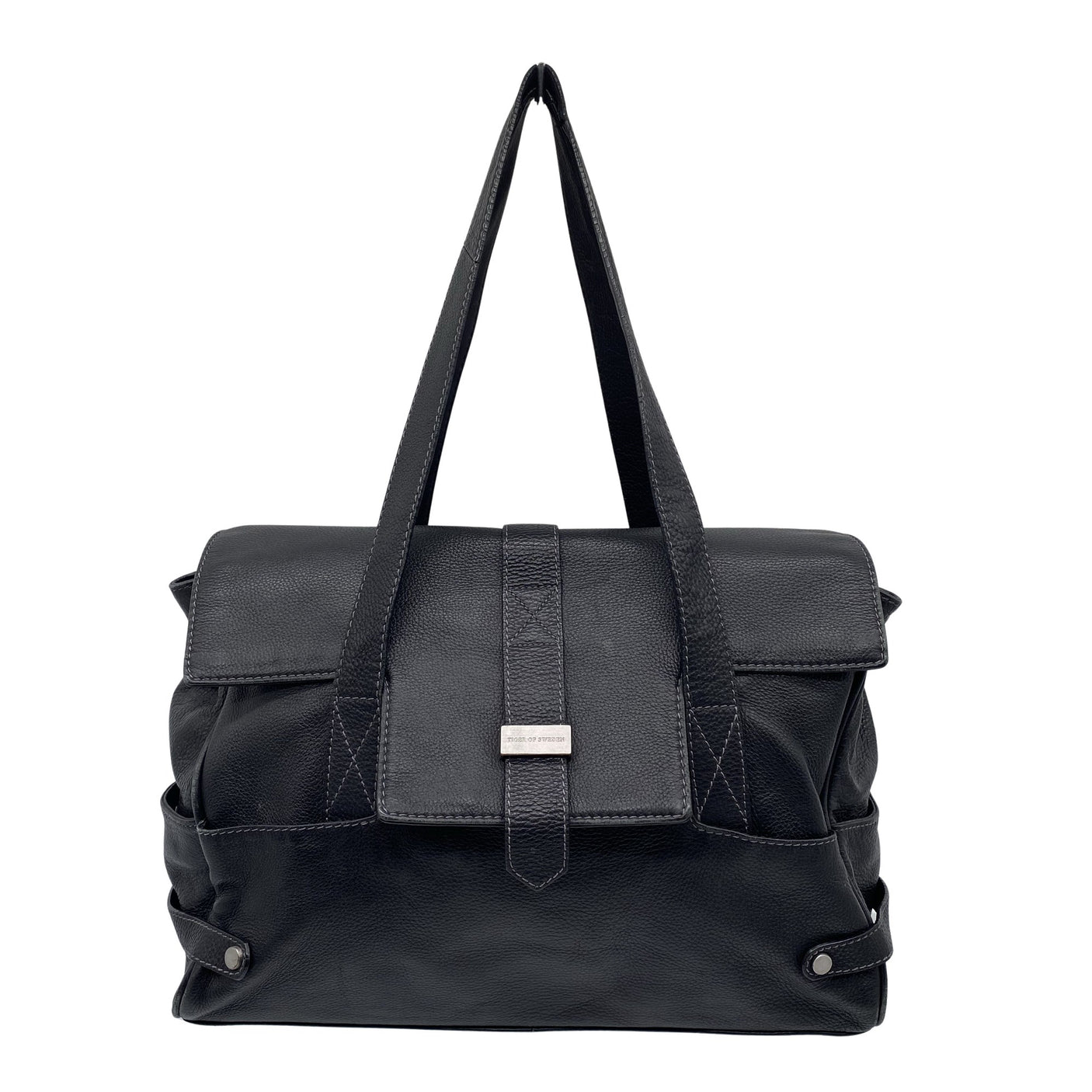 Unisex Tiger of Sweden - Käekott, suurus Maxi - Must (1)