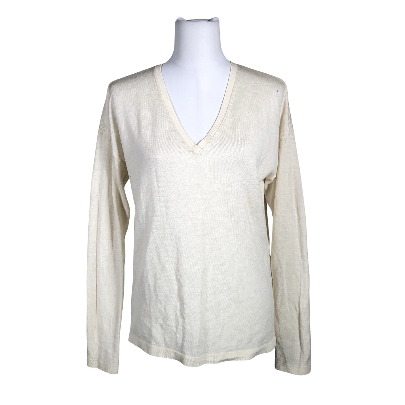 Unisex Selected - Kampsun, suurus 40 - Looduslik valge (1)