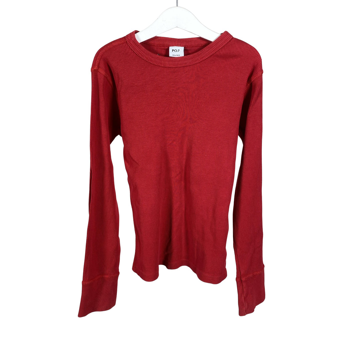 Unisex Polarn O. Pyret - Trikotaažist pluus, suurus 146 - 152 - Punane (1)