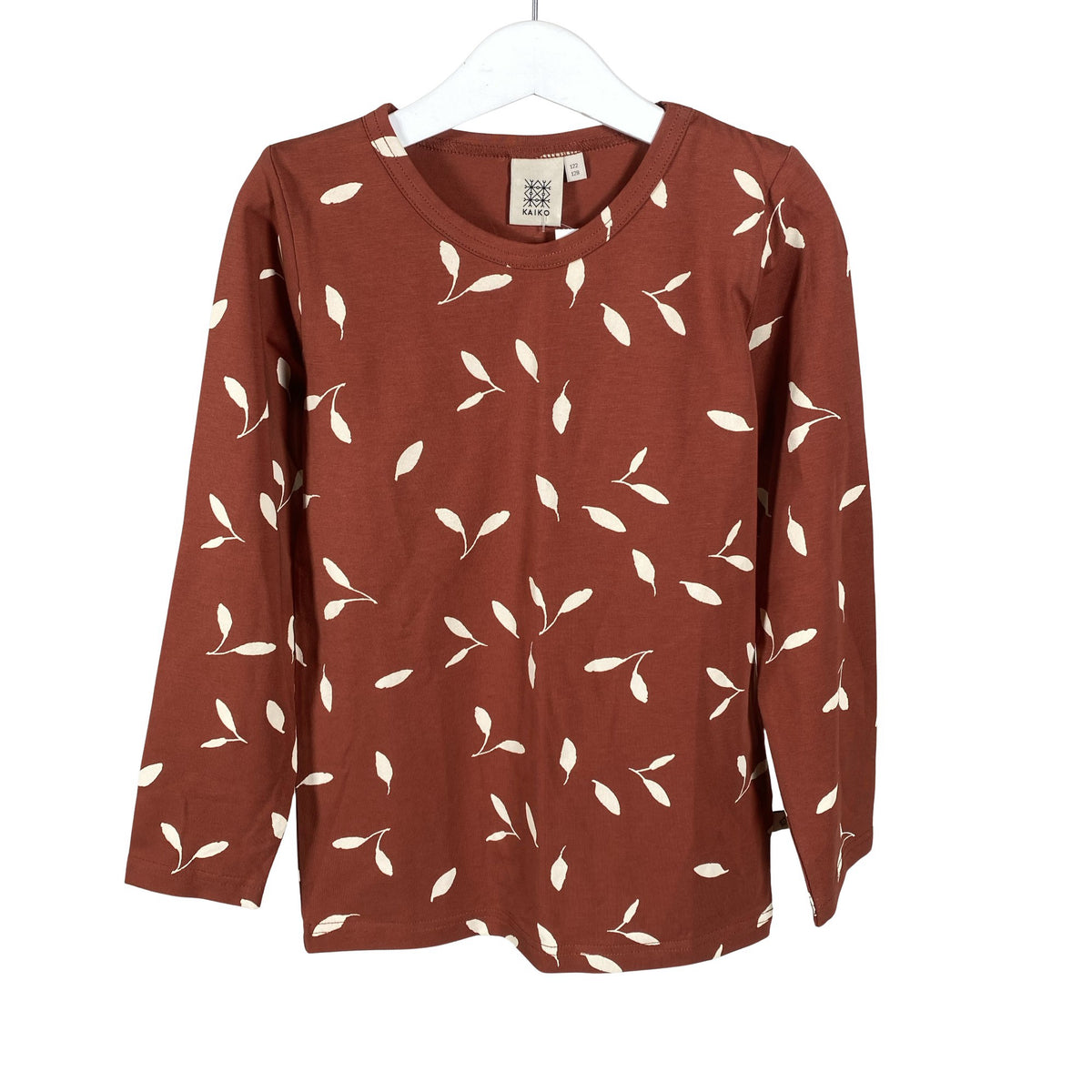 Unisex Kaiko - Trikotaažist pluus, suurus 122 - 128 - Pruun (1)