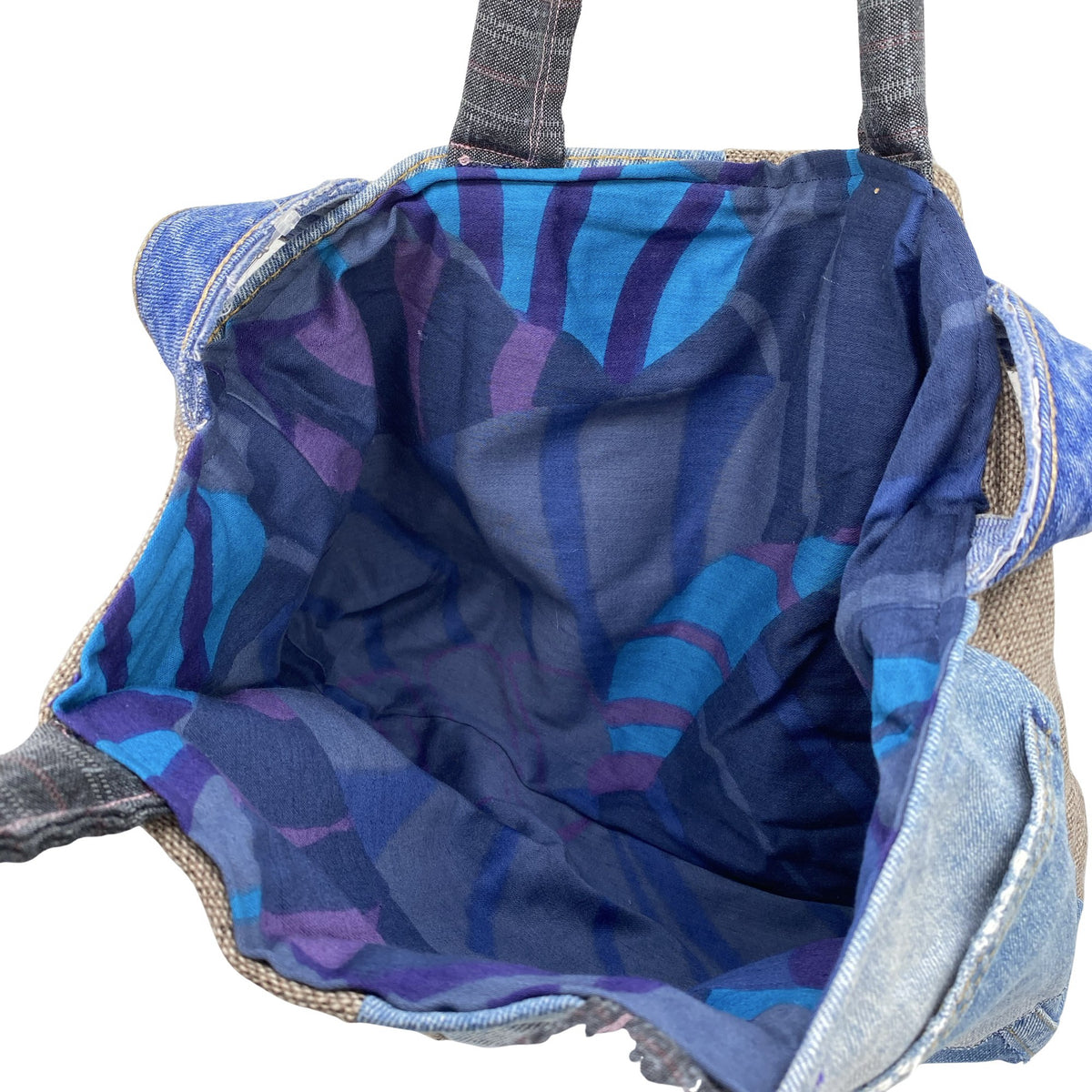 Unisex Handmade - Käekott, suurus Midi - Sinine (2)