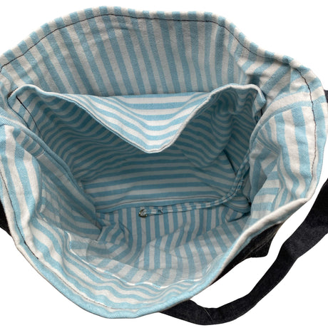 Unisex Handmade - Õlakott, suurus Midi - Sinine (2)