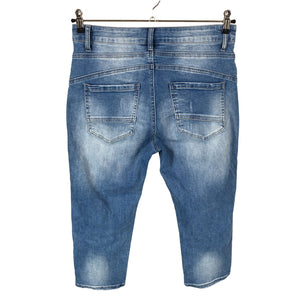 Unisex Piro by Klaus Berggreen - Teksast poolpikad püksid, suurus 38 - Sinine (2)