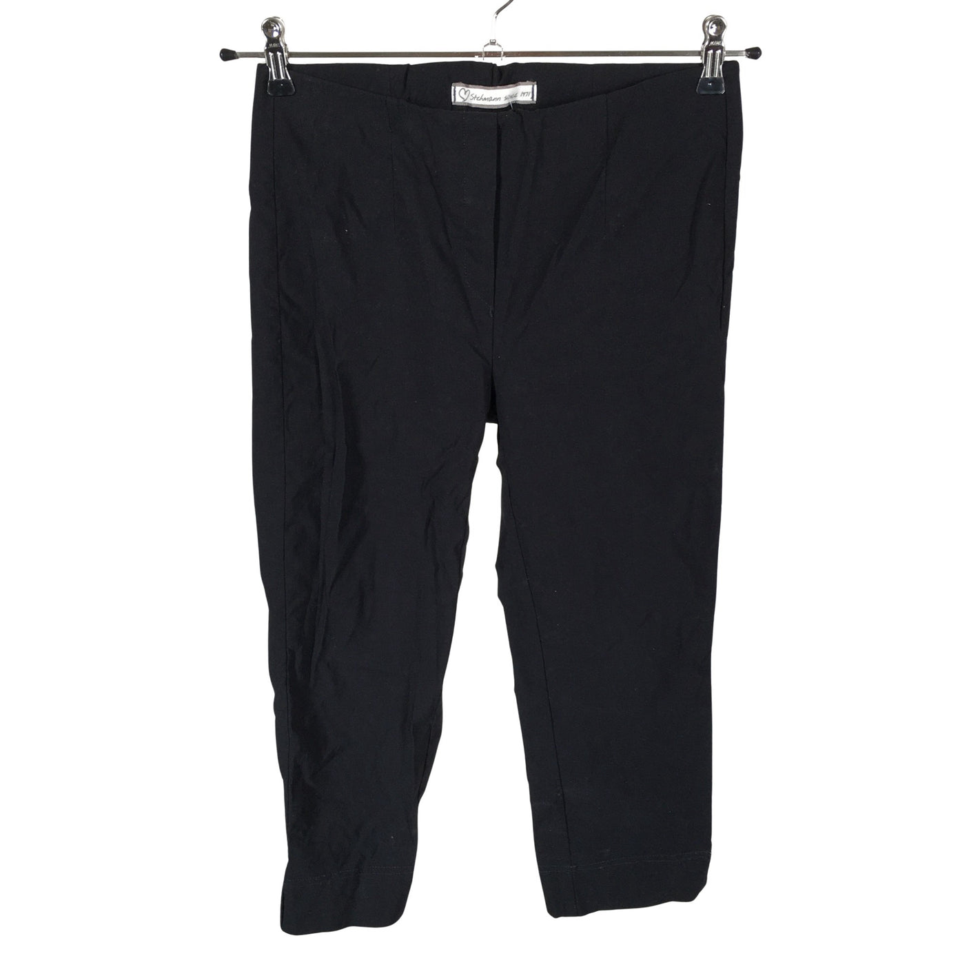 Unisex Stehmann - Mittevenivad poolpikad püksid, suurus 38 - Must (1)