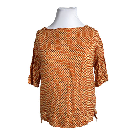 Unisex Benetton - Lühikeste käistega pluus, suurus 42 - Oranž ()