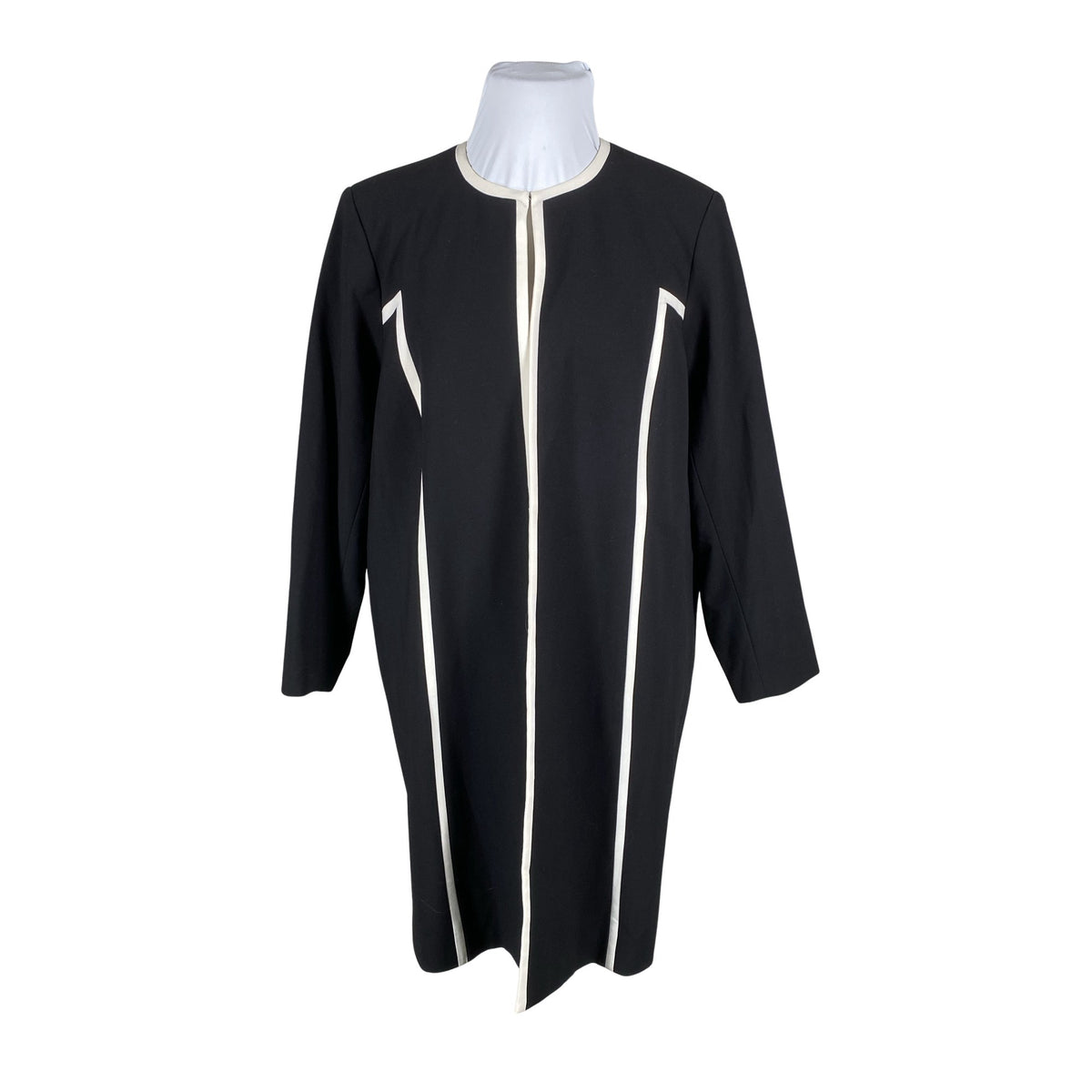 Unisex Calvin Klein - Villane mantel, suurus 46 - Must (1)