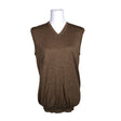 Unisex Sinnuu - Kootud vest, suurus 38 - Pruun ()