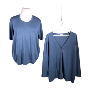 Unisex Atelier Creation - Kardigan, suurus 52 - Helesinine (1)