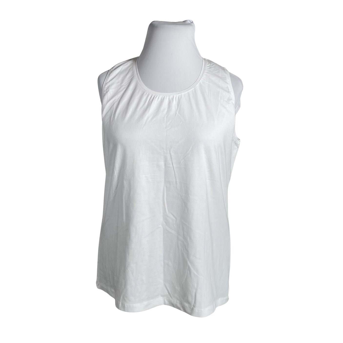 Unisex Nanso - Trikotaažist topp, suurus 46 - Valge (1)