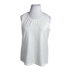 Unisex Nanso - Trikotaažist topp, suurus 46 - Valge (1)