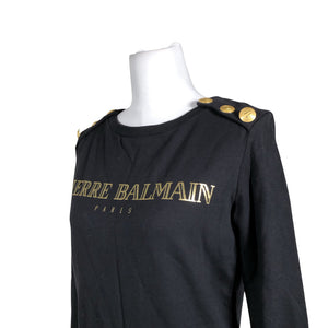 Unisex Pierre Balmain - Dressikangast pluus, suurus 36 - Must (2)
