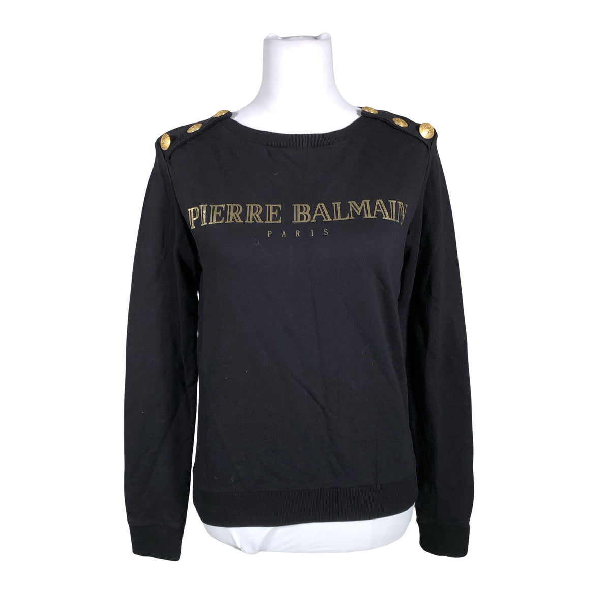 Unisex Pierre Balmain - Dressikangast pluus, suurus 36 - Must (1)