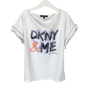 Unisex DKNY - T-särk, suurus 134 - 140 - Valge (1)