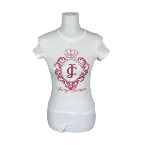 Unisex Juicy Couture - T-särk, suurus 34 - Valge (1)