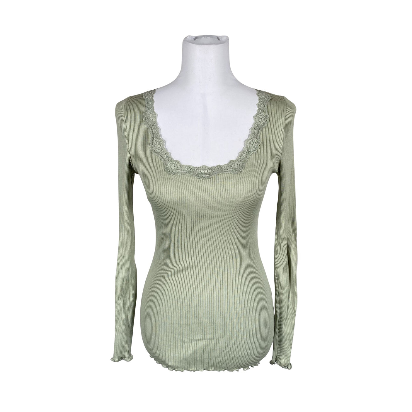 Unisex Rosemunde - Trikotaažist pluus, suurus 38 - Roheline (1)