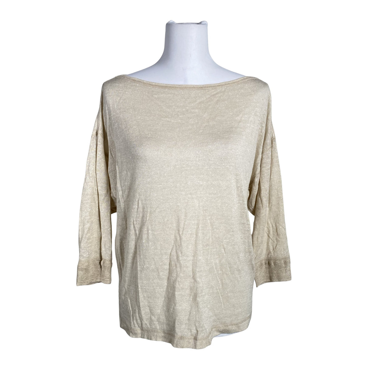 Unisex Massimo Dutti - Trikotaažist pluus, suurus 36 - Beige (1)