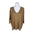 Unisex Massimo Dutti - Trikotaažist pluus, suurus 38 - Pruun ()