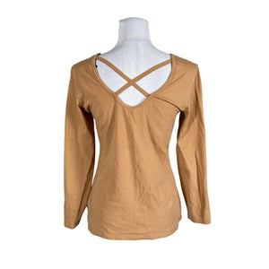 Unisex Kaiko - Trikotaažist pluus, suurus 38 - Pruun (2)
