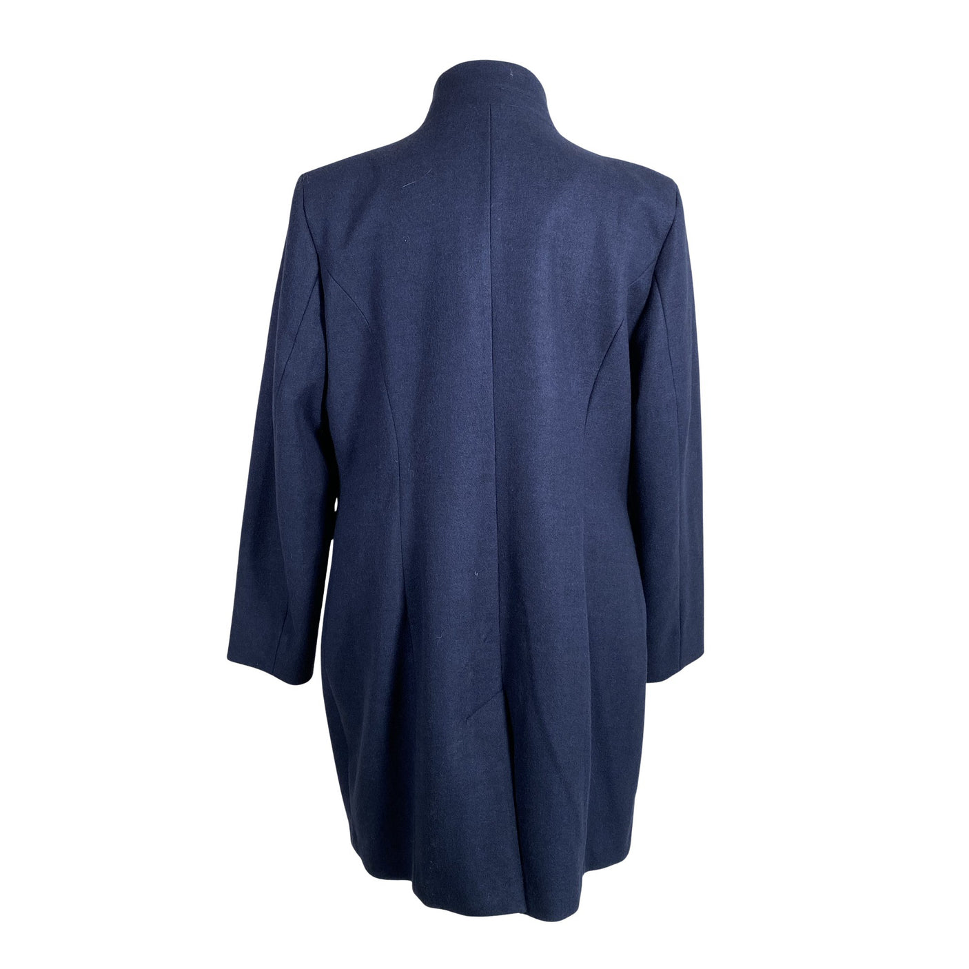 Unisex Ulla Popken - Villane mantel, suurus 44 - Sinine (3)