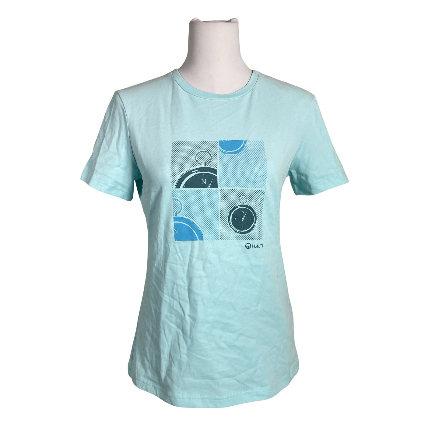 Unisex Halti - T-särk, suurus 38 - Türkiis (1)
