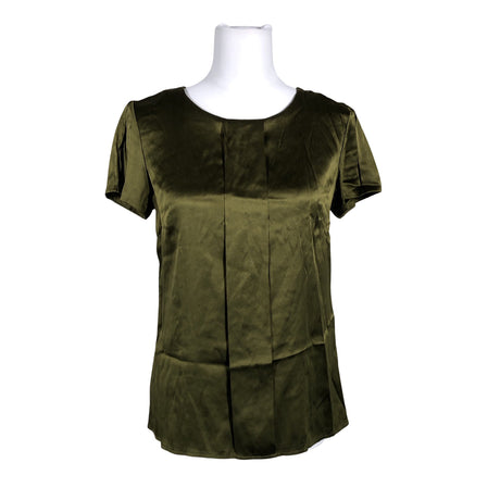 Unisex Global - Lühikeste käistega pluus, suurus 36 - Roheline ()