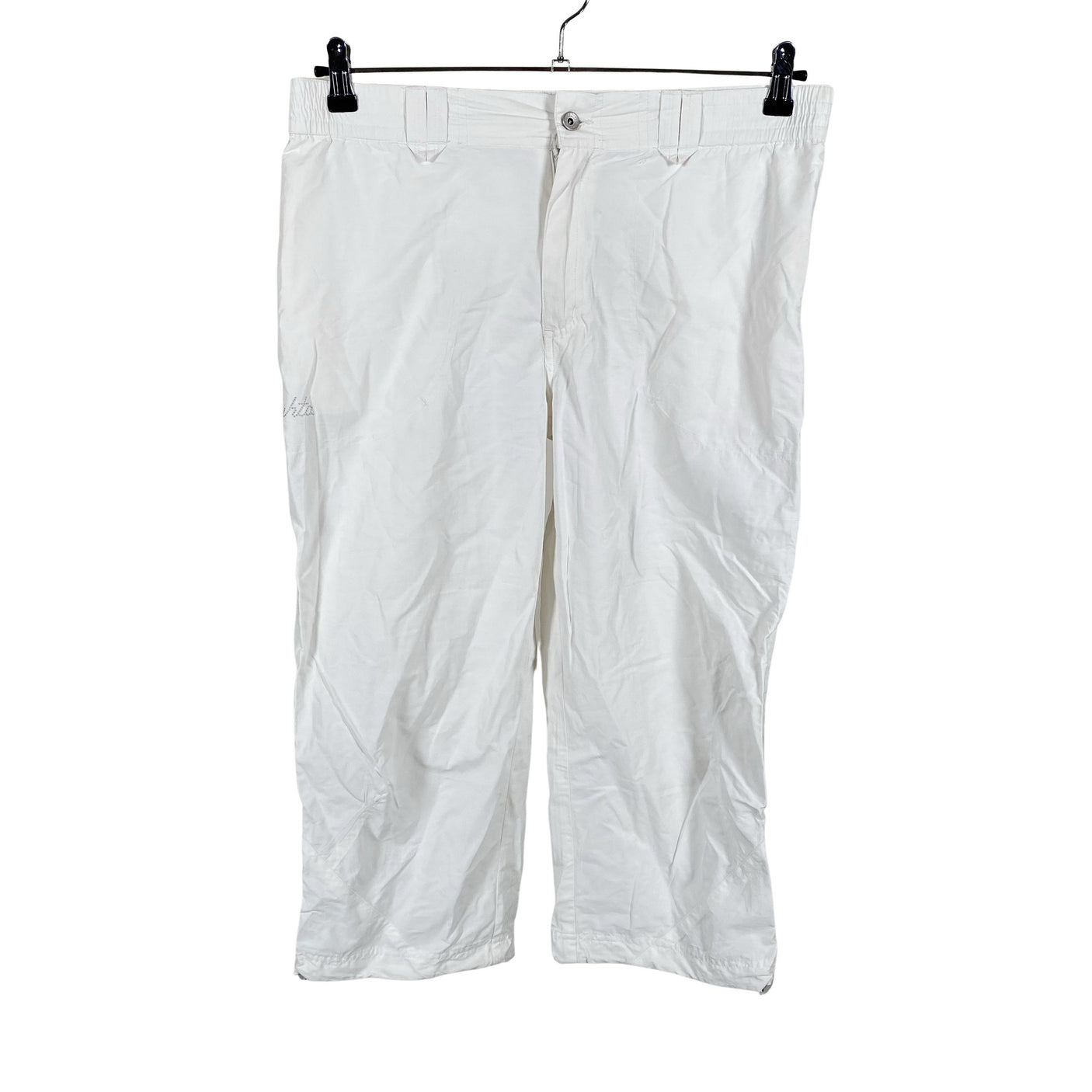 Unisex Luhta - Mittevenivad poolpikad püksid, suurus 42 - Valge (1)