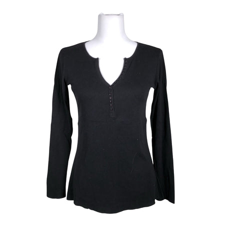 Unisex Repeat - Trikotaažist pluus, suurus 38 - Must ()