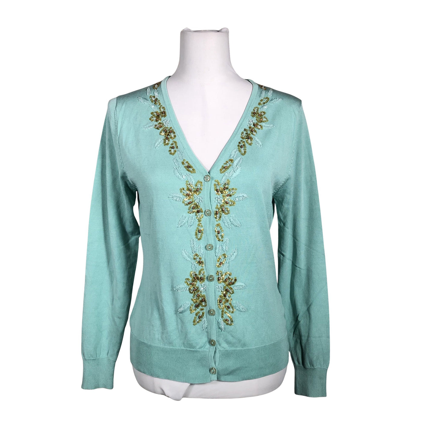 Unisex Ril's - Kardigan, suurus 40 - Roheline (1)