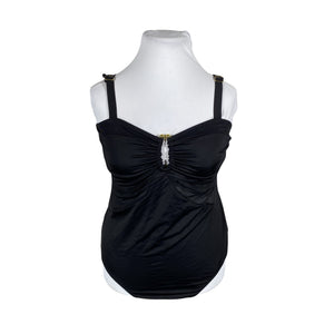 Unisex Zizzi - Ujumistrikoo, suurus 46 - Must (1)