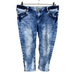 Unisex Zizzi - Teksast poolpikad püksid, suurus 46 - Sinine ()
