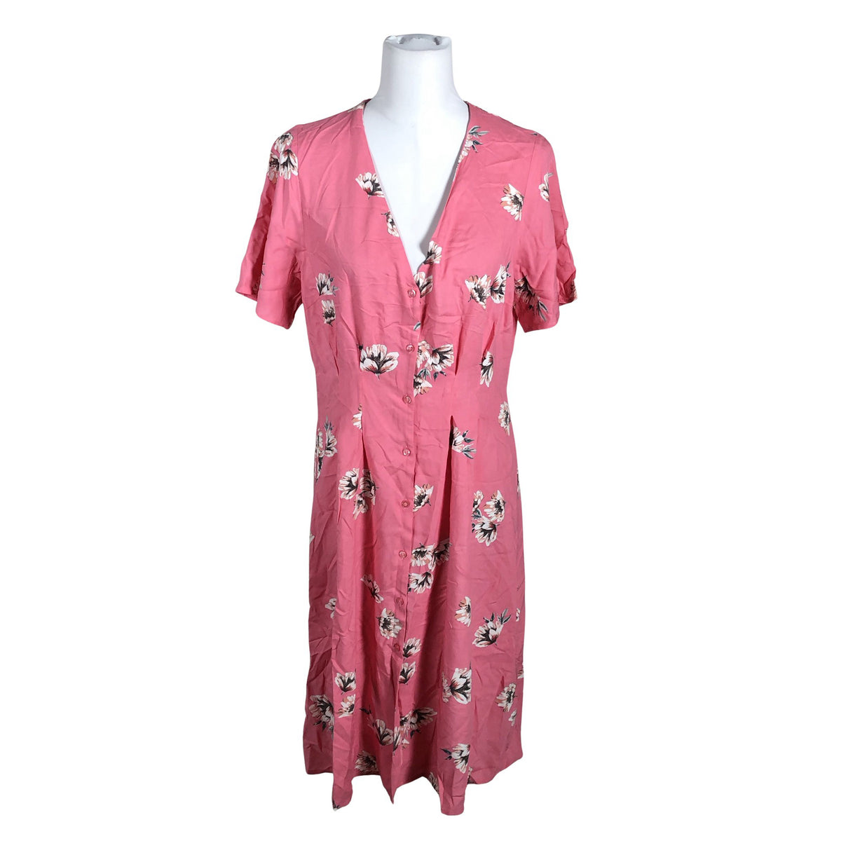 Unisex Lindex - Mitteveniv kleit, suurus 38 - Heleroosa (1)