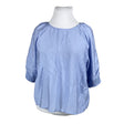 Unisex Noom - Lühikeste käistega pluus, suurus 44 - Helesinine ()