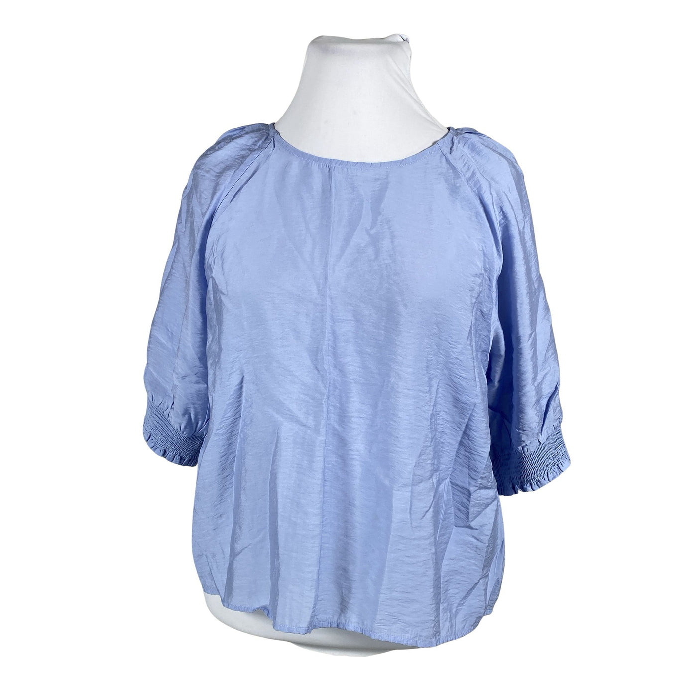 Unisex Noom - Lühikeste käistega pluus, suurus 44 - Helesinine (1)