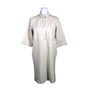 Unisex Noom - Trikotaažist kleit, suurus 38 - Beige (1)