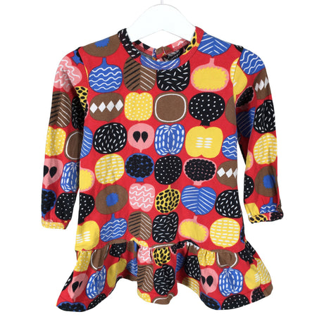 Unisex Marimekko - Trikotaažist kleit, suurus 74 - 80 - Punane ()