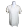 Unisex Soyaconcept - Lühikeste käistega pluus, suurus 36 - Looduslik valge ()