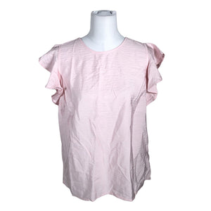 Unisex Nanso - Lühikeste käistega pluus, suurus 38 - Heleroosa (1)