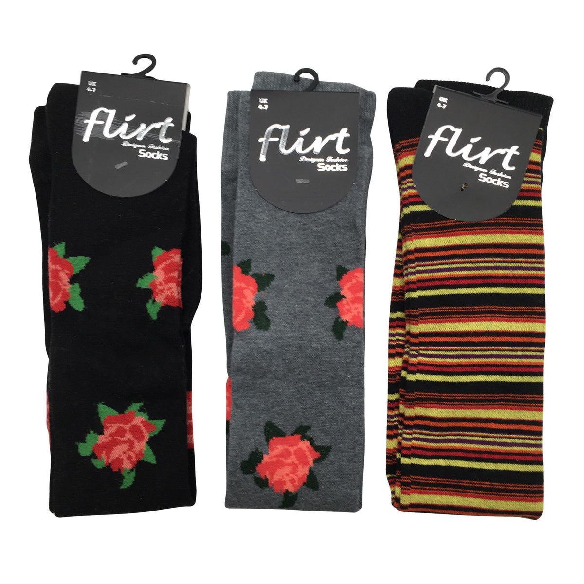 Unisex Flirt - Sokid, suurus 38 - Hall (1)