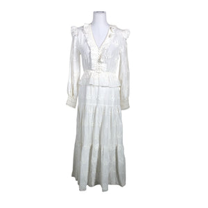 Unisex Maje - Mitteveniv kleit, suurus 40 - Looduslik valge (1)