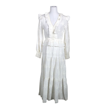 Unisex Maje - Mitteveniv kleit, suurus 40 - Looduslik valge ()