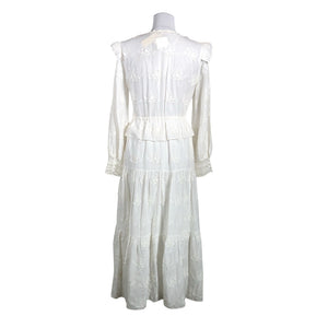 Unisex Maje - Mitteveniv kleit, suurus 40 - Looduslik valge (3)