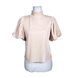 Unisex Free People - Lühikeste käistega pluus, suurus 36 - Heleroosa (1)