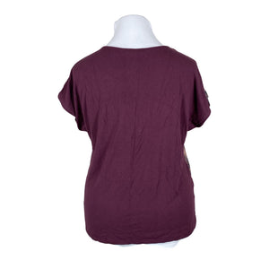 Unisex Esprit - Lühikeste käistega pluus, suurus 44 - Lilla (2)