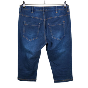 Unisex Zizzi - Teksast poolpikad püksid, suurus 42 - Sinine (2)