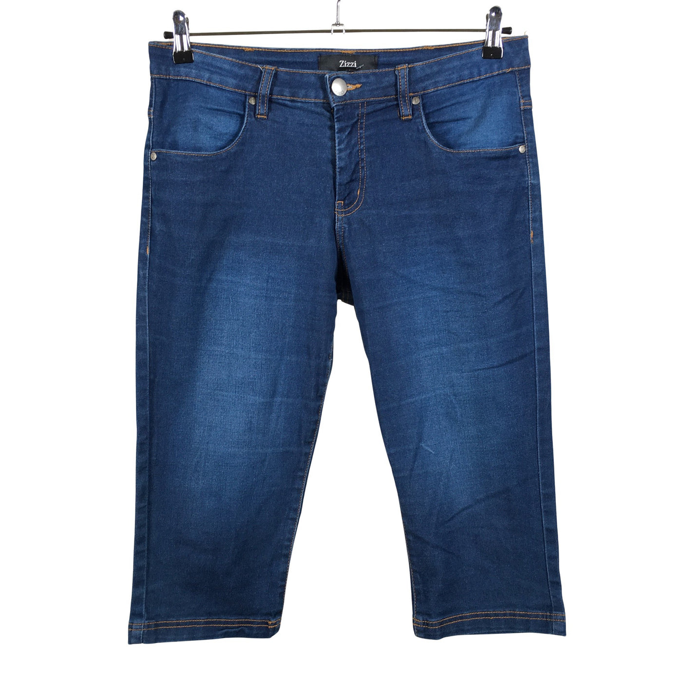 Unisex Zizzi - Teksast poolpikad püksid, suurus 42 - Sinine (1)