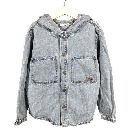 Unisex Name It - Teksasärk, suurus 116 - 122 - Helesinine ()