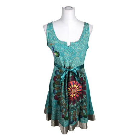 Unisex Desigual - Trikotaažist kleit, suurus 40 - Türkiis ()